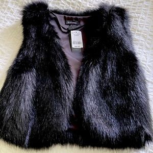 Faux fur vest